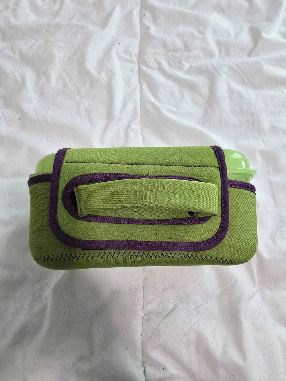Nalgene Green & Purple Lunch Box/ Container